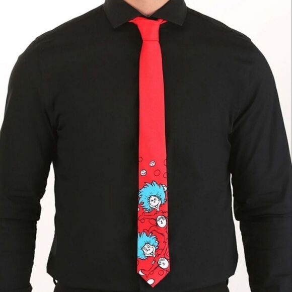 Dr. Seuss Thing 1 and Thing 2 Necktie - Picture 1 of 2